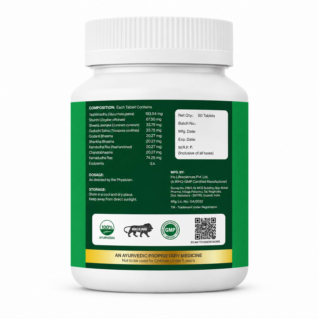 Aciwin – Ayurvedic Digestive Health Support Tablets